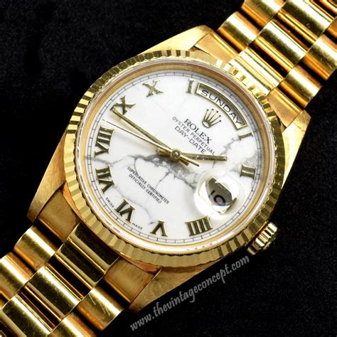 rolex day date gold 18 k|rolex day date 18238 price.